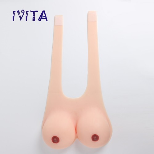 IVITA GG Cup Silikonbrüste Boobs Enhancer Drag Queen Transgender 8XL False Boobs - Picture 7 of 12
