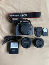 Canon EOS Rebel T3i 18.0MP Digital SLR Camera - Black (Kit with Two lenses)