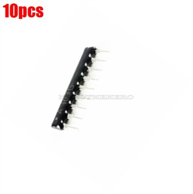 10Pcs SIP9 Array Thick 10K Ohm Network Film Resistor New Ic ug