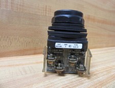 Allen Bradley 800H-BR Pushbutton 800HBR W/ 2 800T-XA Black