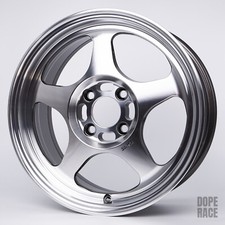 1 Pcrota Wheels Slip Stream - 15x6.5 40mm 4x100 67.1 Full Royal Gunmetallic