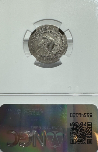 1821 CAPPED BUST DIME LARGE DATE NGC VF VERY FINE - Picture 3 of 4