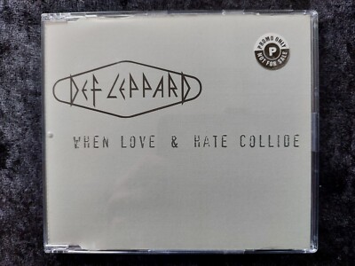 DEF LEPPARD**WHEN LOVE AND HATE COLLIDE CD SINGLE**PROMO**EXCELLENT CONDITION 