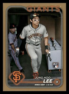 2024 TOPPS UPDATE JUNG HOO LEE ROOKIE DEBUT GOLD PARALLEL /2024 