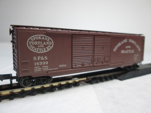 Coche de caja escala N; #14339, Spokane, Portland y Seattle, 50', DD, acopladores Rapido | Zustand: Used