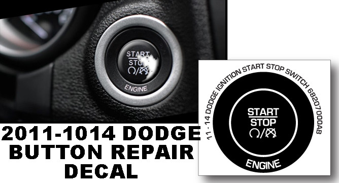 Pulsante Start Stop In ABS Per Dodge Challenger, Durango, Grand Caravan E Jeep Cherokee (2008-2018)