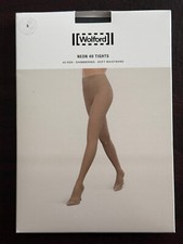 Wolford 14978-7005 Women's US S Neon 40-Denier Tights Shimmering Black