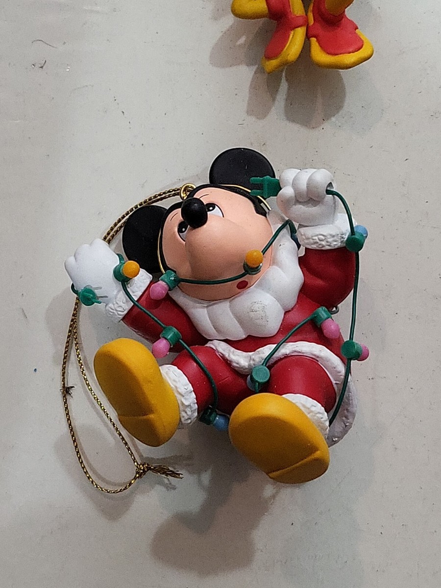 Grolier Disney Christmas Magic Ornaments Lot Of 6 & Original