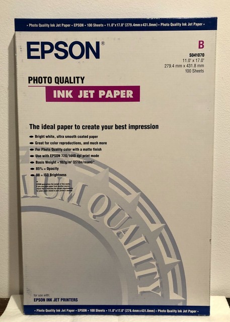 Epson S041070 Presentation Paper Matte 