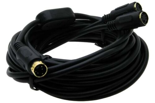 S-Video Y Splitter Cable, 12 Feet - Picture 1 of 3