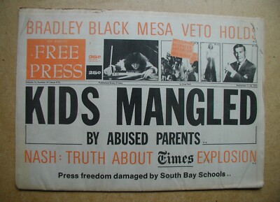 Los Angeles Free Press. September 21-28, 1973. Underground Counterculture