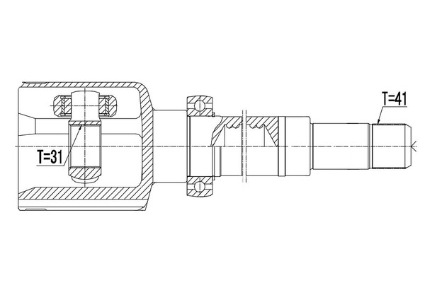 NTY Hardyscheibe LÄNgswelle Kardanwelle FÜR Ford Transit 06- /Rechts Skrzyn-image