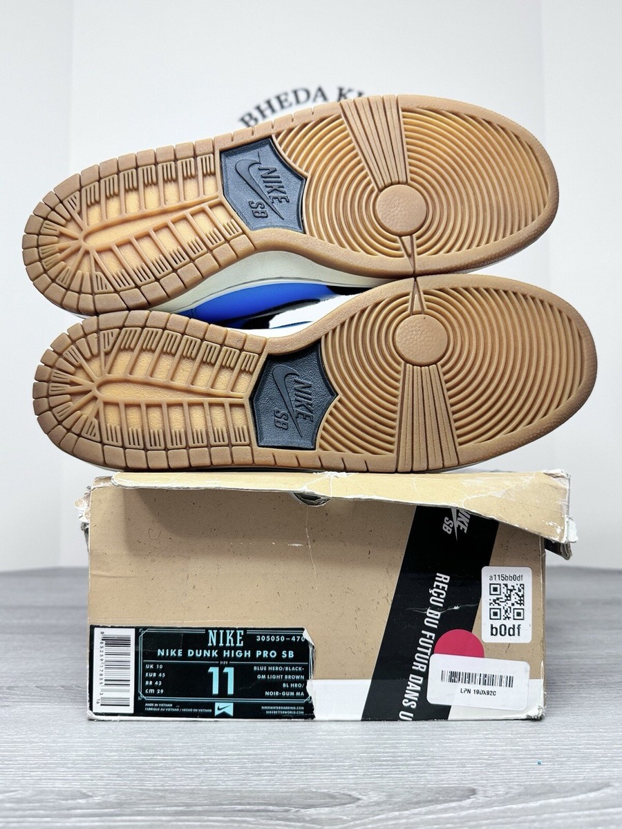 Size 11 - Nike Dunk Pro SB High Blue Hero for sale online | eBay display picture 1