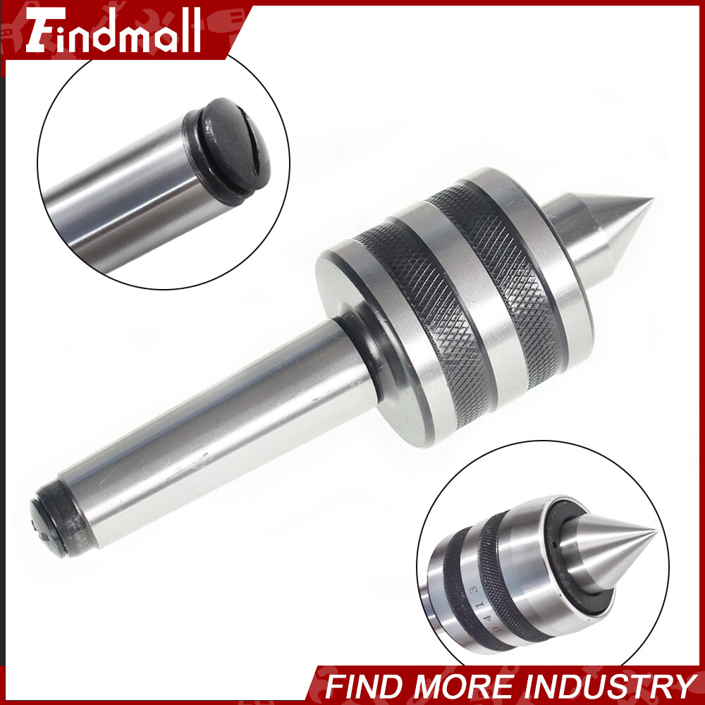 MT3 Live Center Morse Taper 3MT Triple Bearing Lathe Shaft For CNC