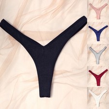 Women's V Waist Sexy Sports Thongs Gstring Panties in Low Waist Design