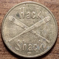 Hack Shack Baseball Pitcher Bats Pitching Machine Amusement Token
