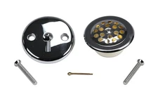 Trip Lever Bath Tub Drain and Overflow Trim Kit in Chrome Finish, Danco 80977