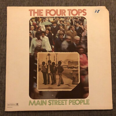 The Four Tops, Main Street People, 1s US Dunhill 1973 - EX / vg+