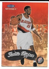 SCOTTIE PIPPEN 1999-00 FLEER MYSTIQUE 23 PORTLAND TRAIL BLAZERS CHICAGO BULLS