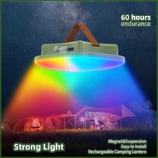 Rechargeable Camping Lantern Connect Smart Tent Light Fishing Flashlight