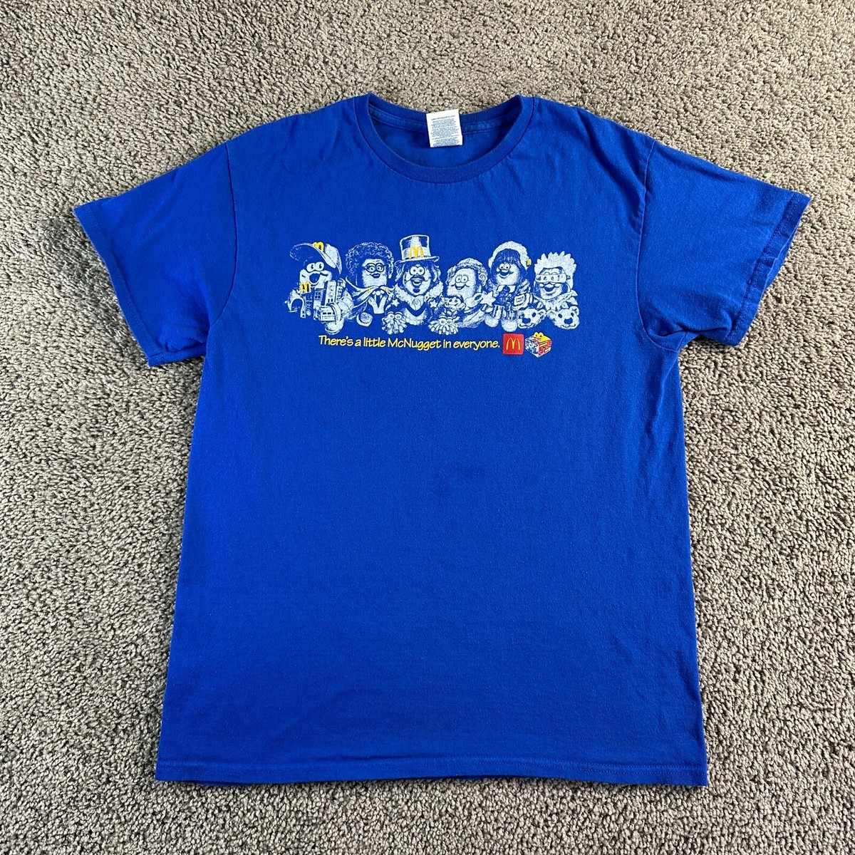 Mcdonalds Kerwin Frost Shirt Men Medium Blue A Little McNugget In