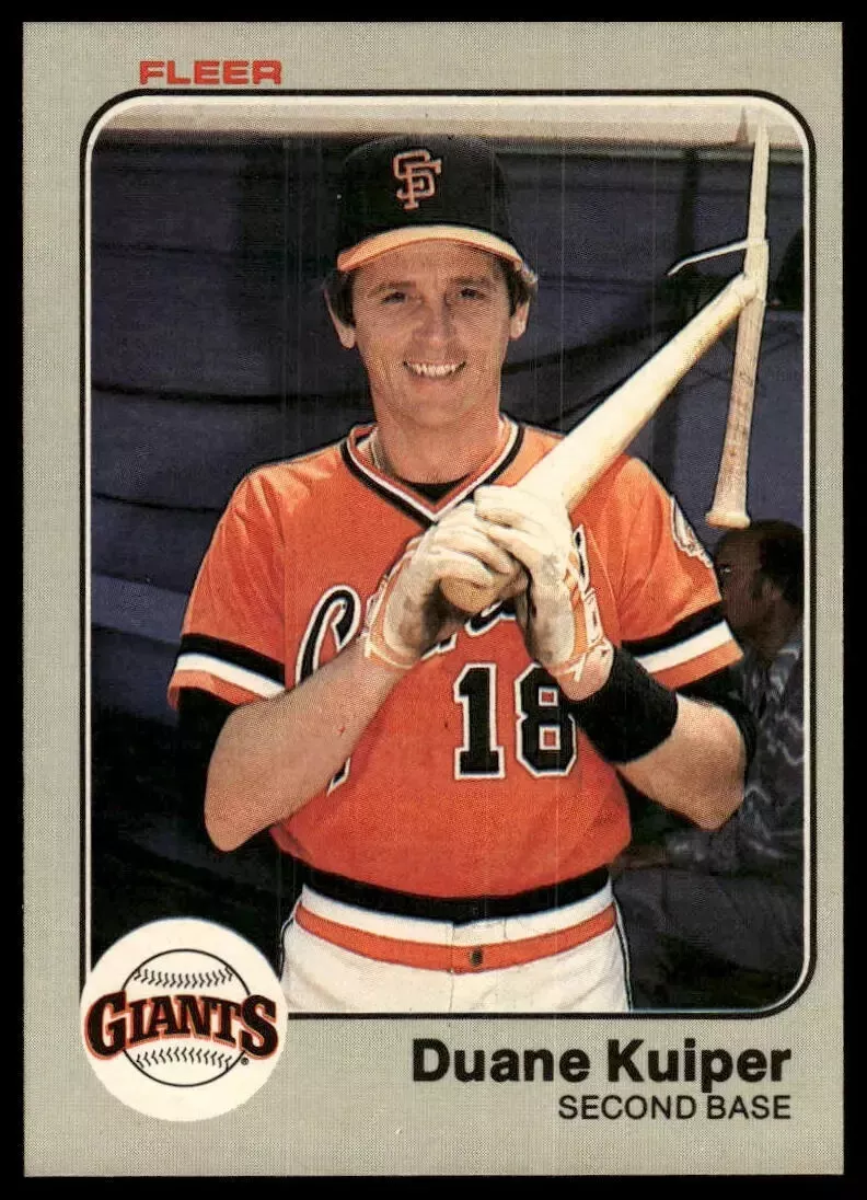 Duane Kuiper trading card