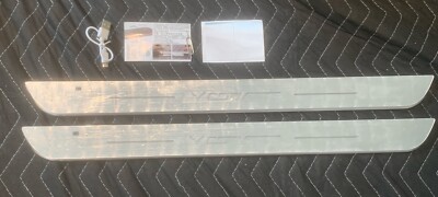 Chevrolet Corvette Custom LED Moving Door Scuff 2 Piece New In Box W Charger