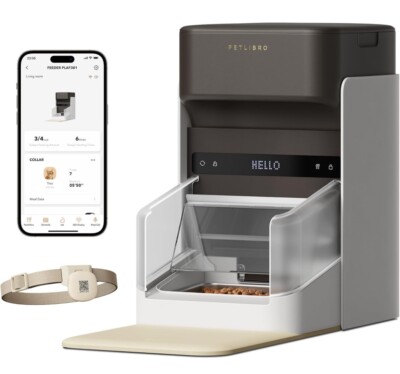 Petlibro Upgraded RFID Automatic Cat Feeder, 5G Wi-Fi Automatic Pet Feeder
