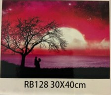 DIY Diamond Painting, Paint by numbers kit, adults/ kids on canvas sunset date