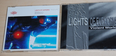 2x Lights of Euphoria MAXI CD True Life +VIOLENT WORD [CDs Mint-] TOP Condition