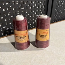 2 Overlock Thread Spools 100 Polyester Priced Sew Right Collection Color 6211