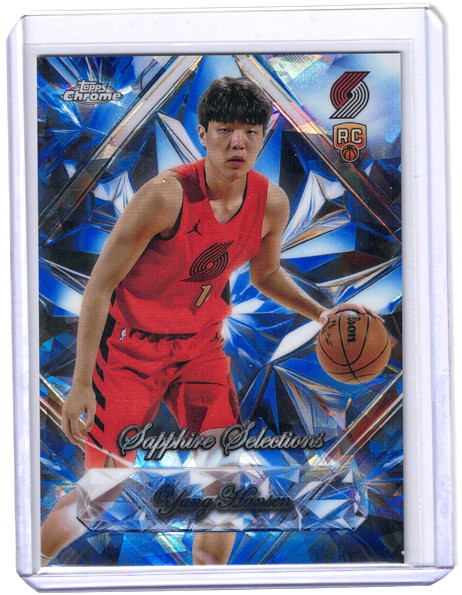 🔥2025-26 Topps Chrome Sapphire Yang Hansen Sapphire Selections SS-13🔥