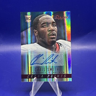 Chris Smith 2014 Prestige Red Extra Points Rookie Auto