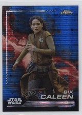 2024 Topps Chrome Star Wars Rebel Blaster Blue Pulsar Refractor Bix Caleen z7j