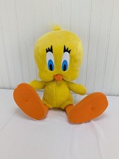 Vintage Six Flags Tweety Bird Plush 16" Stuffed Animal 1997 Looney Tunes