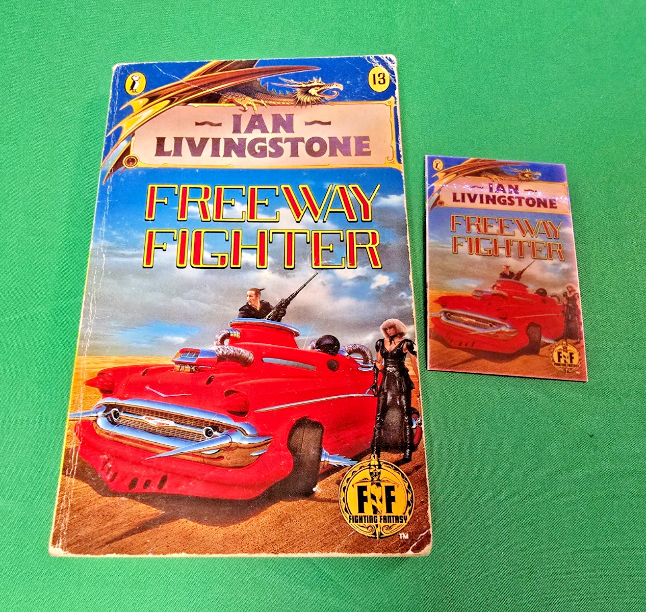 Freeway Fighter ***1st/7th GOLD FOIL EDITION!!*** Fighting Fantasy Puffin #7