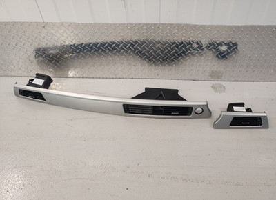 Genuine BMW E90 E91 E92 E93 Brushed Aluminium Dash Trim Pieces x2 LCI RHD