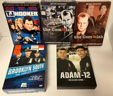 Lot of Police Cop Shows DVD sets: Brooklyn South, TJHooker, Adam 12, The Commish