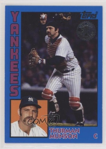 Thurman Munson [Blue] #84-50 2019 Topps Update 1984 Baseball card