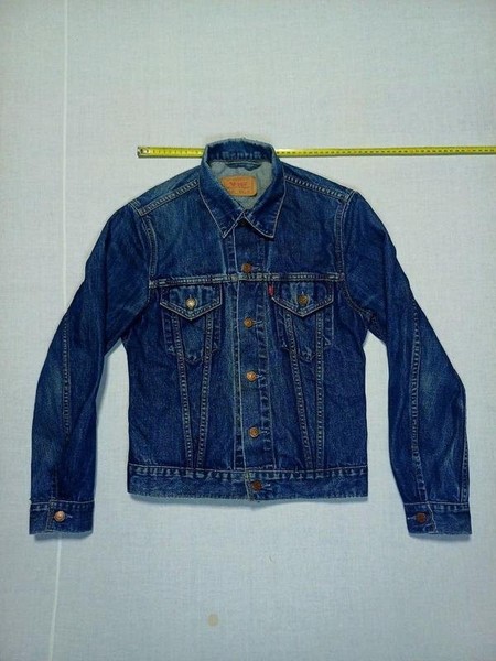 Women Levi's Jacket Navy Denim 38 #1WF6