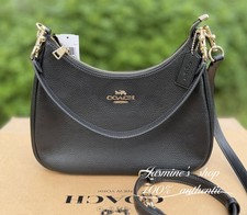 NWT Coach Teri Hobo Bag Shoulder/Crossbody In Leather/Gold/Black CV935