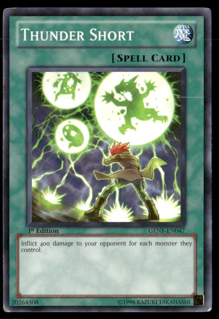 Thunder Short GENF-EN047 Generation Force C DMG Yu-Gi-Oh!