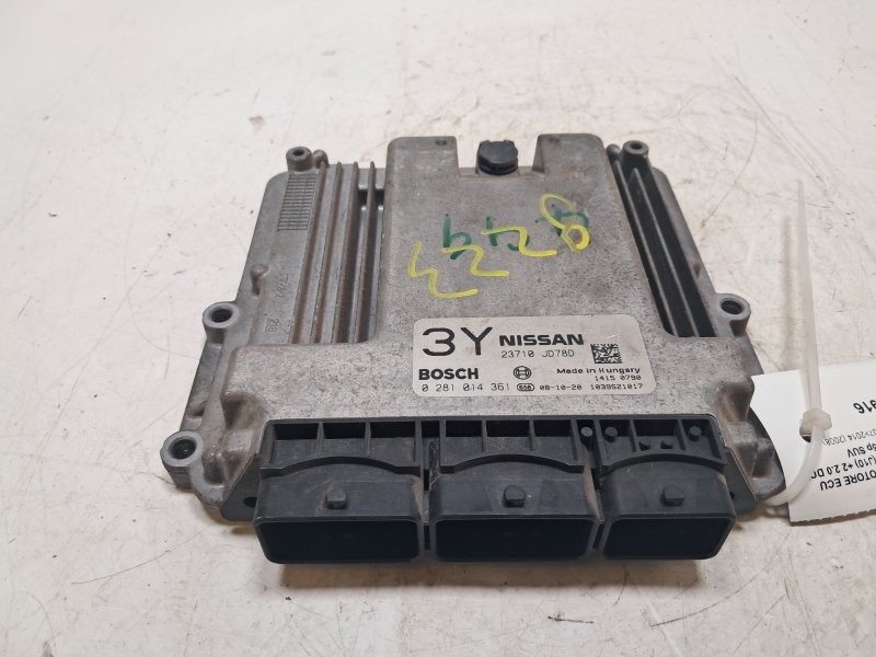 0281014361 centralita motor uce NISSAN QASHQAI J10 brufpK8223-334916