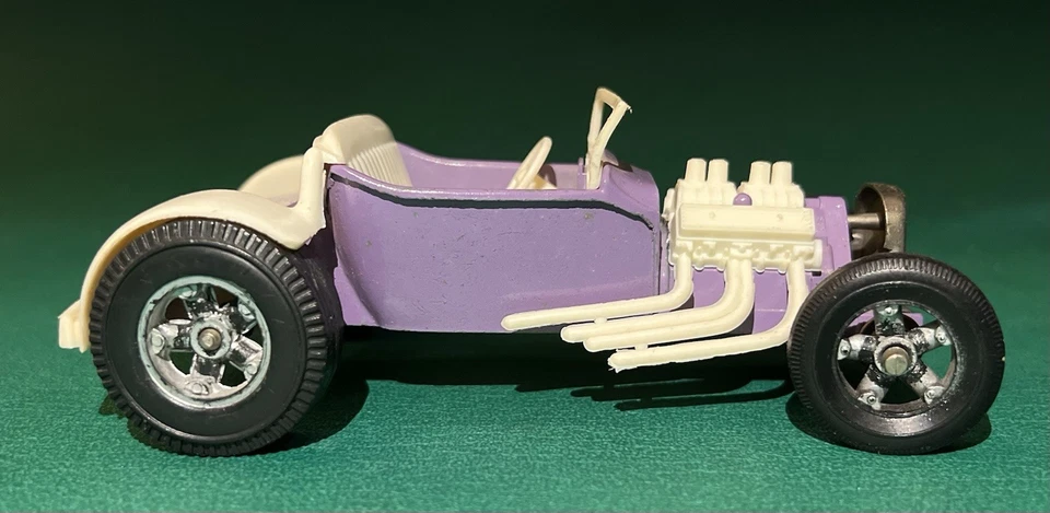 Vintage Hubley Hot Rod Diecast Car Made in USA, Purple Toy Car - Image 3 of 4