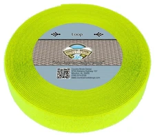 Country Brook Design | Hot Yellow Sew On Loop Only (2 inch, 25 yards)