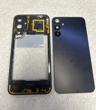 Middle Frame Housing For Samsung A-15 5g SM-A156U + Back Cover+Lens Replace New