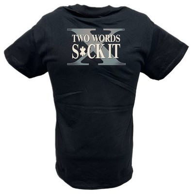 DX D-generation X Two Words Suck It Classic Logo Black T-shirt 4xl