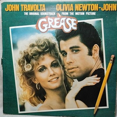 John Travolta & Olivia Newton-John Grease Original Soundtrack Record RSO