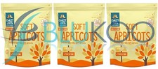 Crazy Jack Organic Soft Dried Apricots Ready to Eat - 200g(Pack of 3)