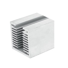 Aluminum Heatsink U-Shape Cooler For LED Power Amplifier Module 40x40x40mm